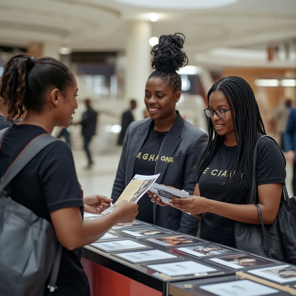 Client-supplied mall brand ambassador team reference